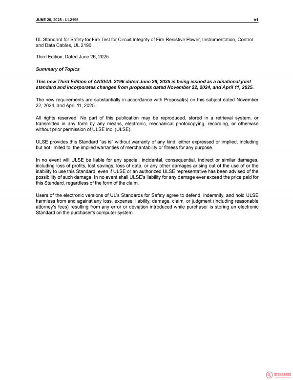 UL 2196 PDF UL 2196 PDF